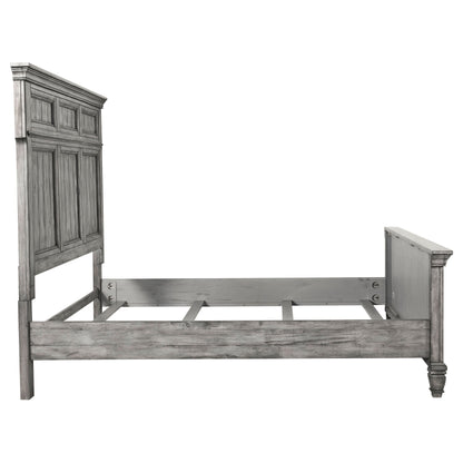 Avenue  Panel Bed Grey