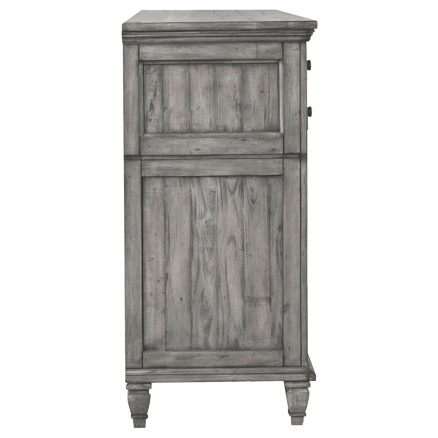 Avenue 8-drawer Rectangular Dresser with Mirror Grey