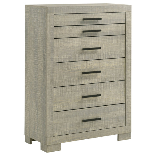 Channing 5-drawer Chest Rough Sawn Grey Oak