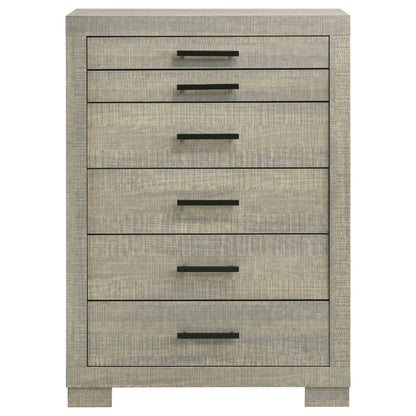 Channing 5-drawer Chest Rough Sawn Grey Oak