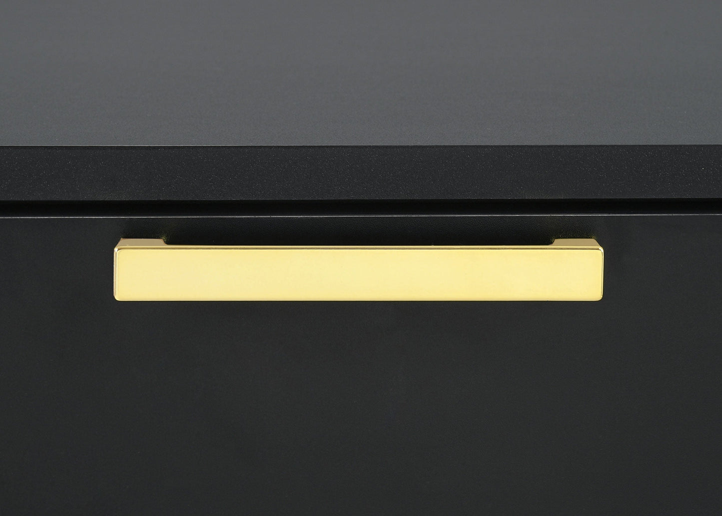 Kendall 5-drawer Chest Black and Gold