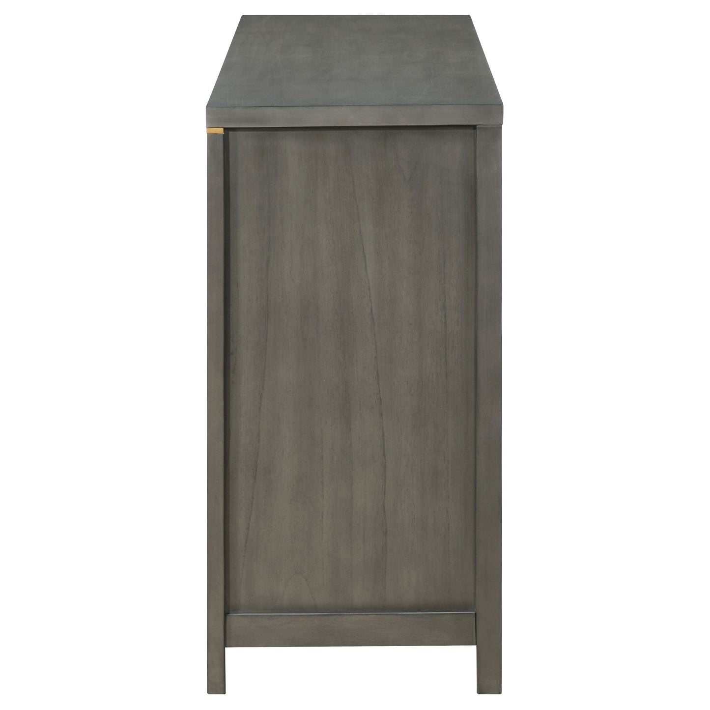 Kieran 6-drawer Bedroom Dresser with Mirror Grey