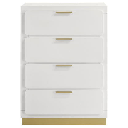 Caraway 4-drawer Bedroom Chest White