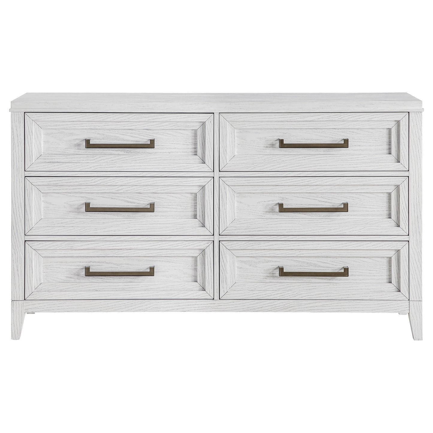 Marielle 6-drawer Bedroom Dresser Distressed White