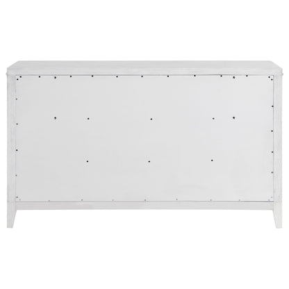 Marielle 6-drawer Bedroom Dresser Distressed White