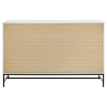 Sonora 6-drawer Bedroom Dresser White