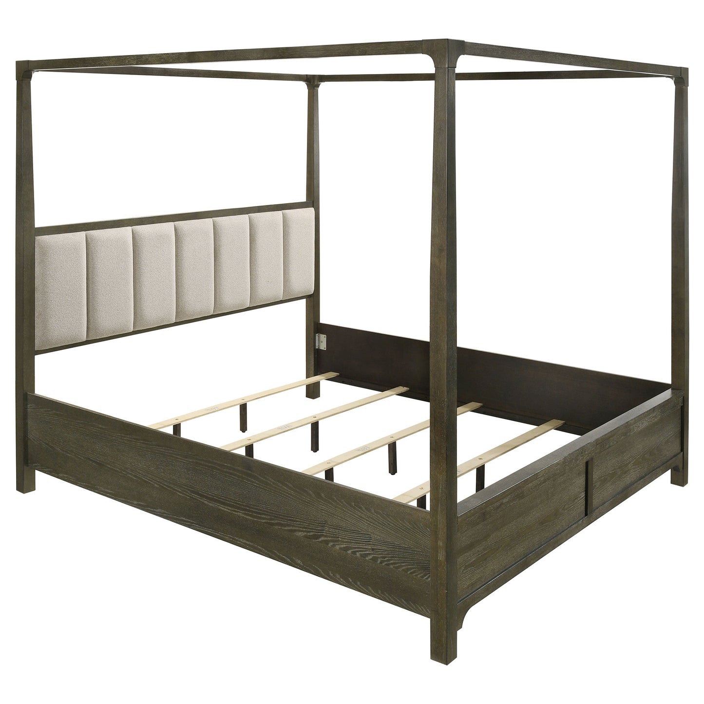 Gran Park  Four Poster Canopy Bed Dark Cocoa