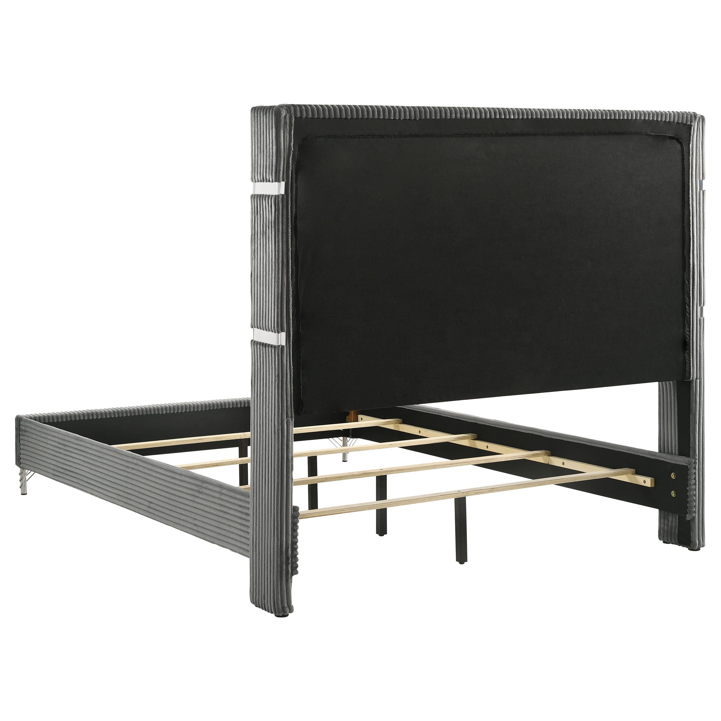 Lucia   Bedroom Set Grey and Black