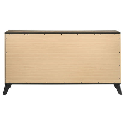 Kaywood 6-drawer Dresser Cabinet Natural Pine