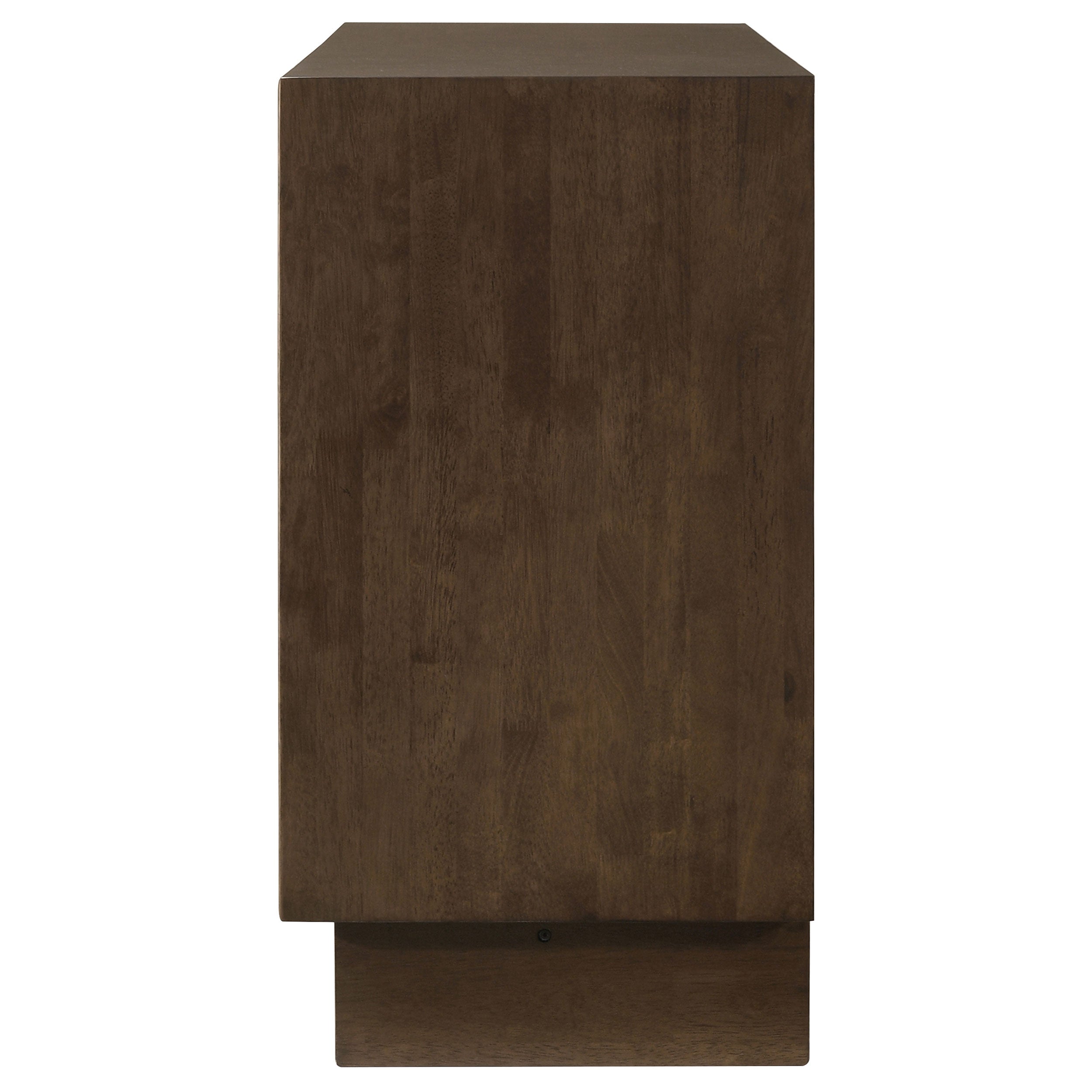 Glenwood 6-drawer Dresser and Mirror Warm Brown