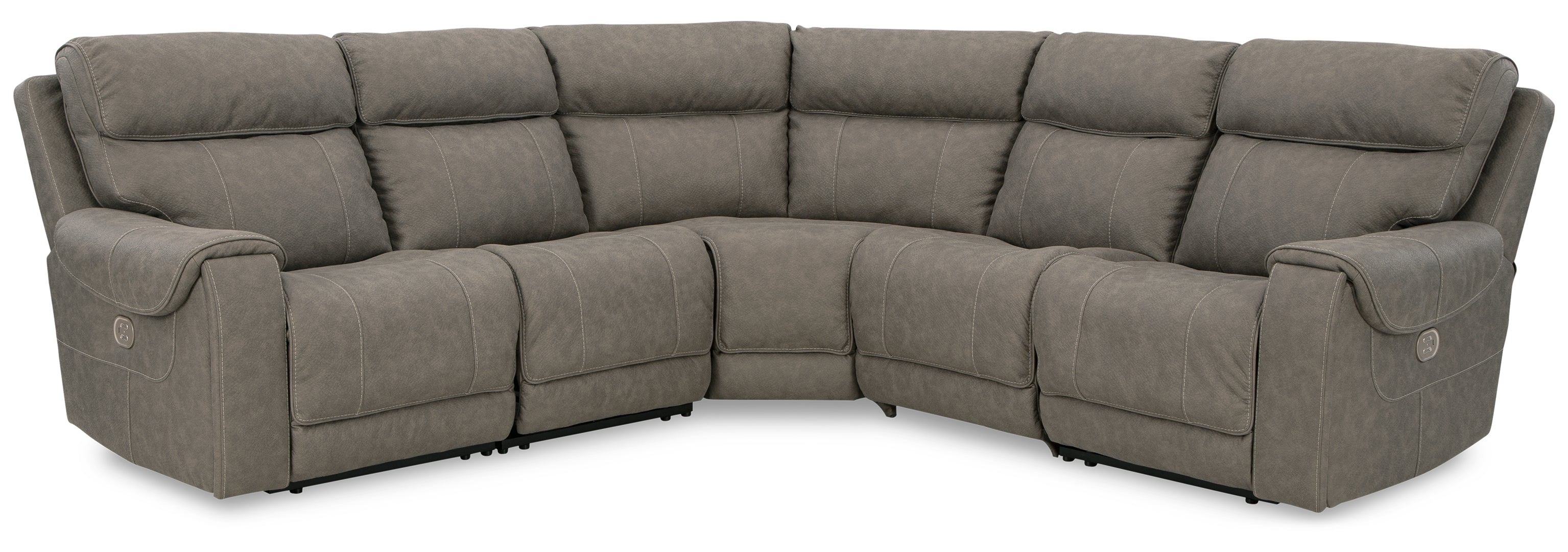 Starbot 3-Piece Power Reclining Sectional Loveseat with Console