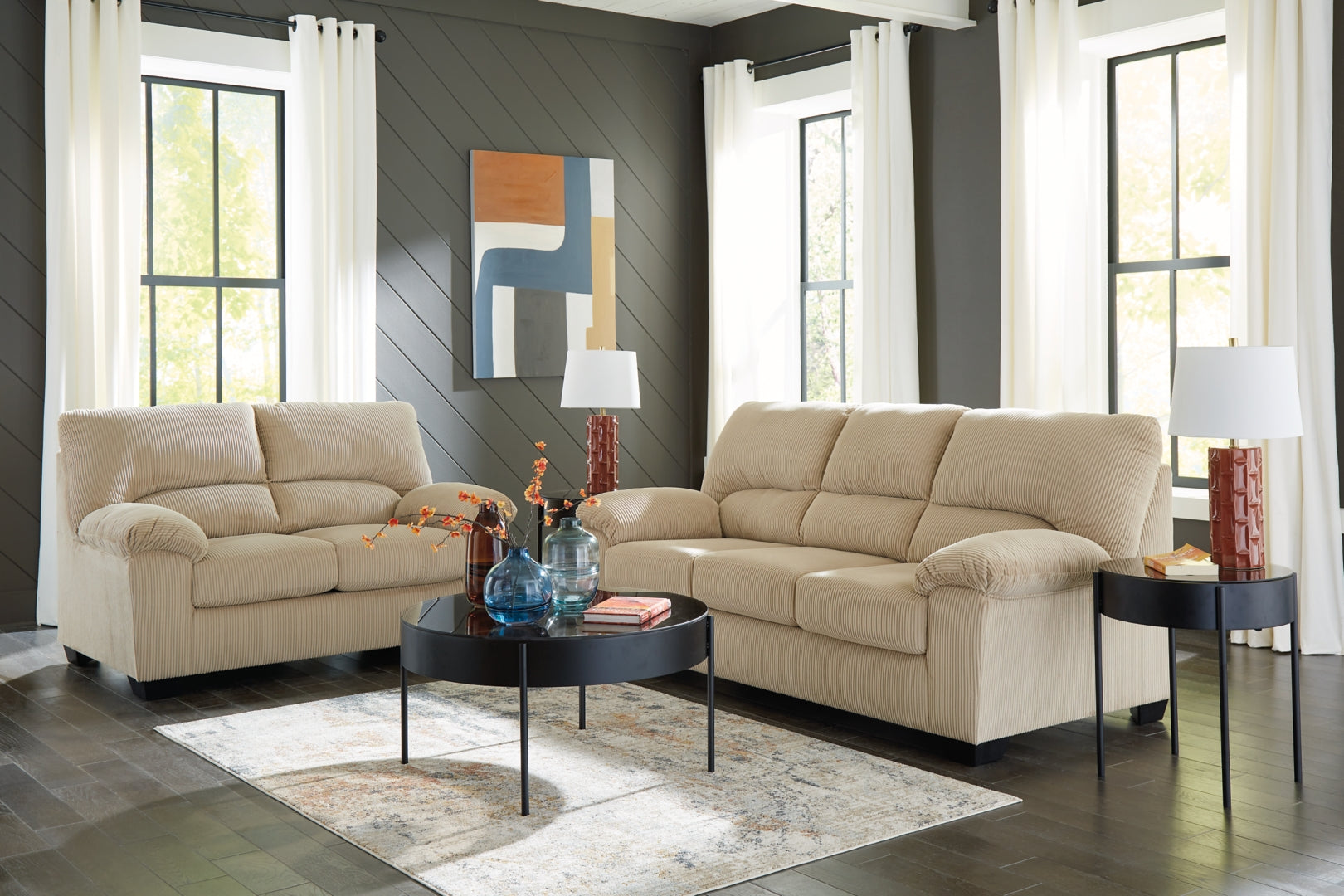 SimpleJoy Sofa, Loveseat and Recliner