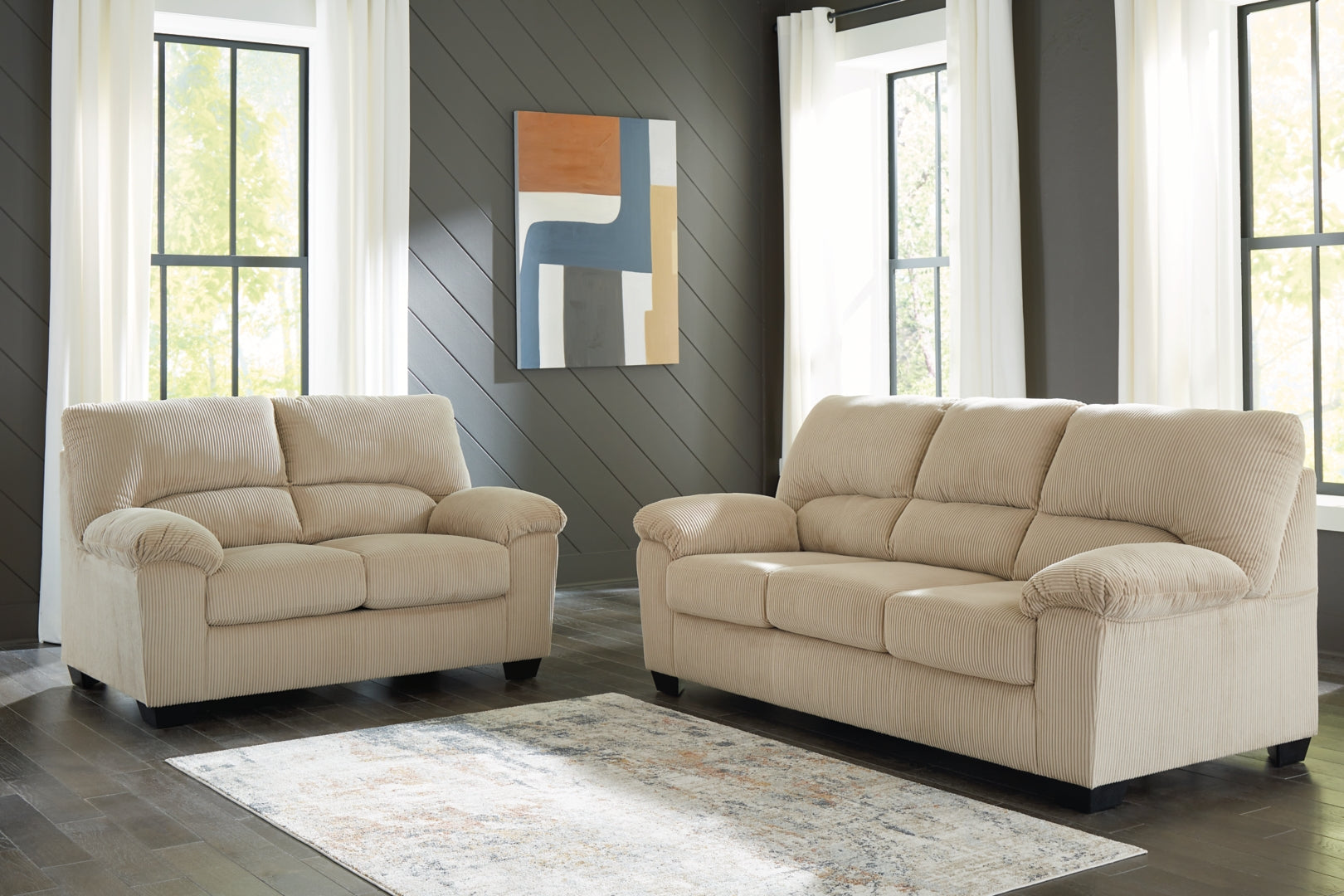 SimpleJoy Sofa, Loveseat and Recliner