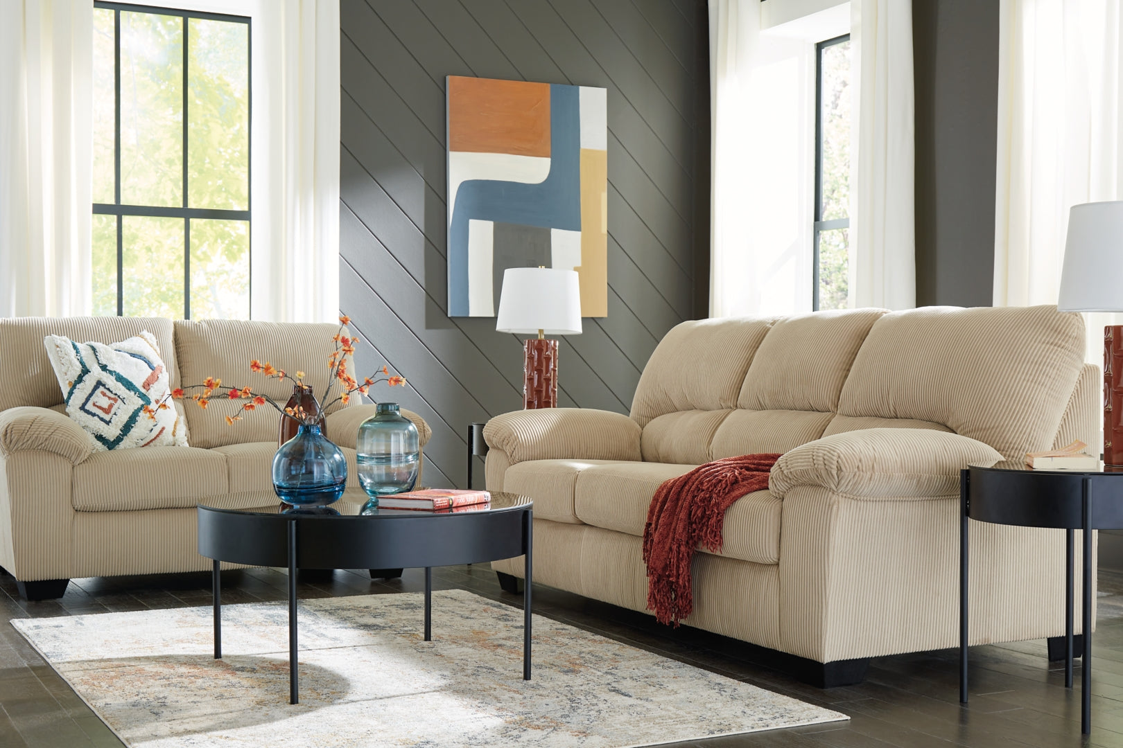 SimpleJoy Sofa, Loveseat and Recliner