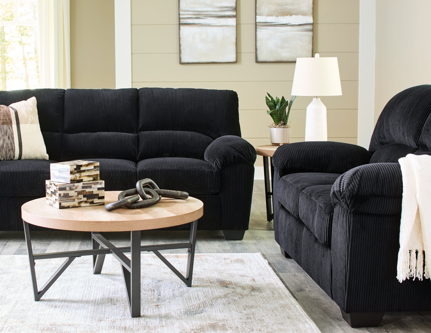 SimpleJoy Sofa, Loveseat and Recliner