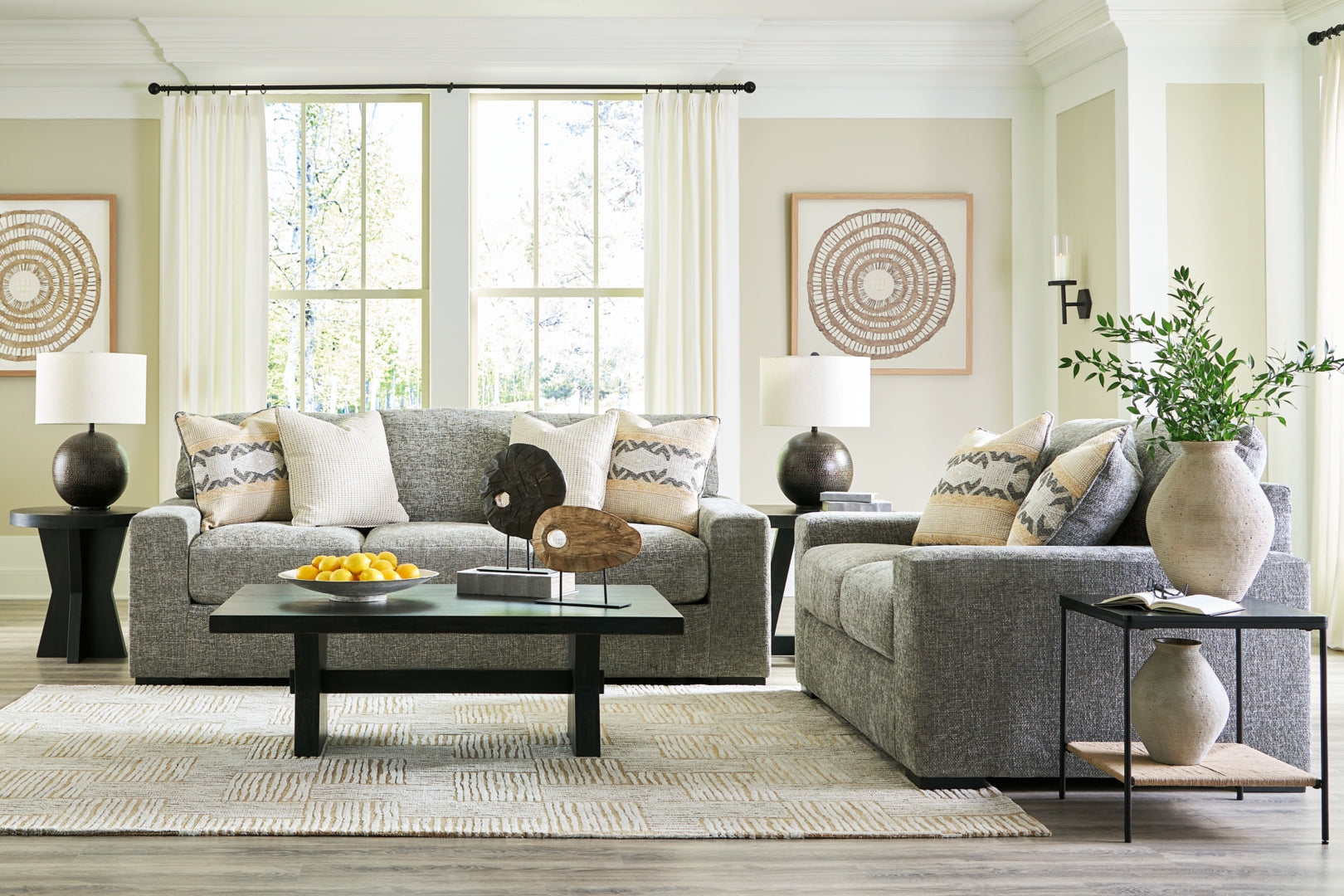 Dunmor Sofa, Loveseat, Chair and Ottoman