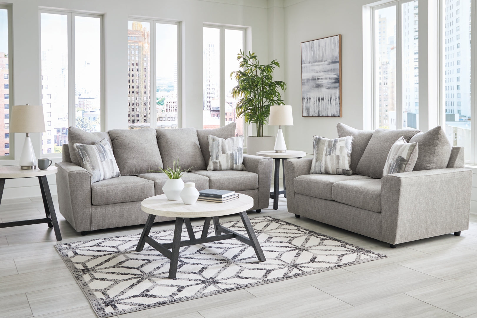 Stairatt Sofa, Loveseat, Chair and Ottoman