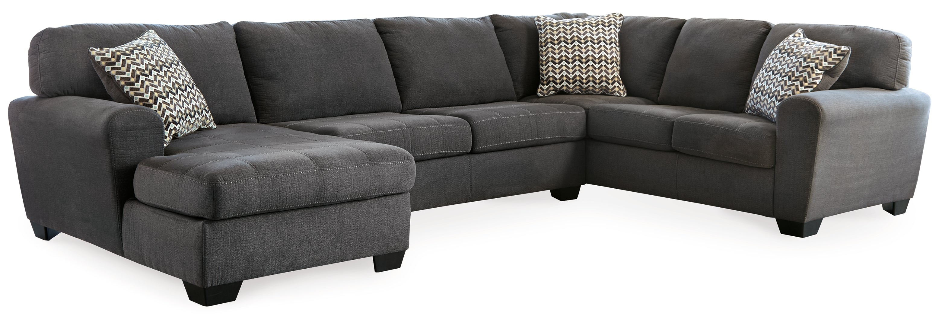 Ambee 3-Piece Sectional with Ottoman