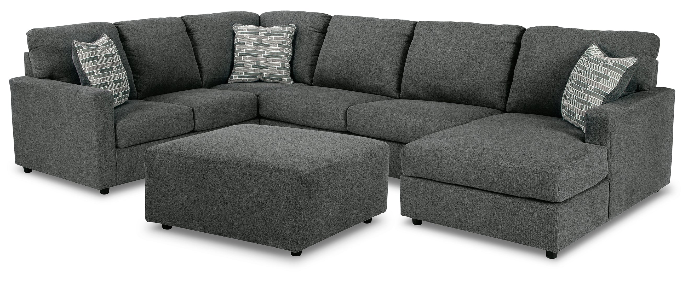 Edenfield 3-Piece Sectional with Ottoman