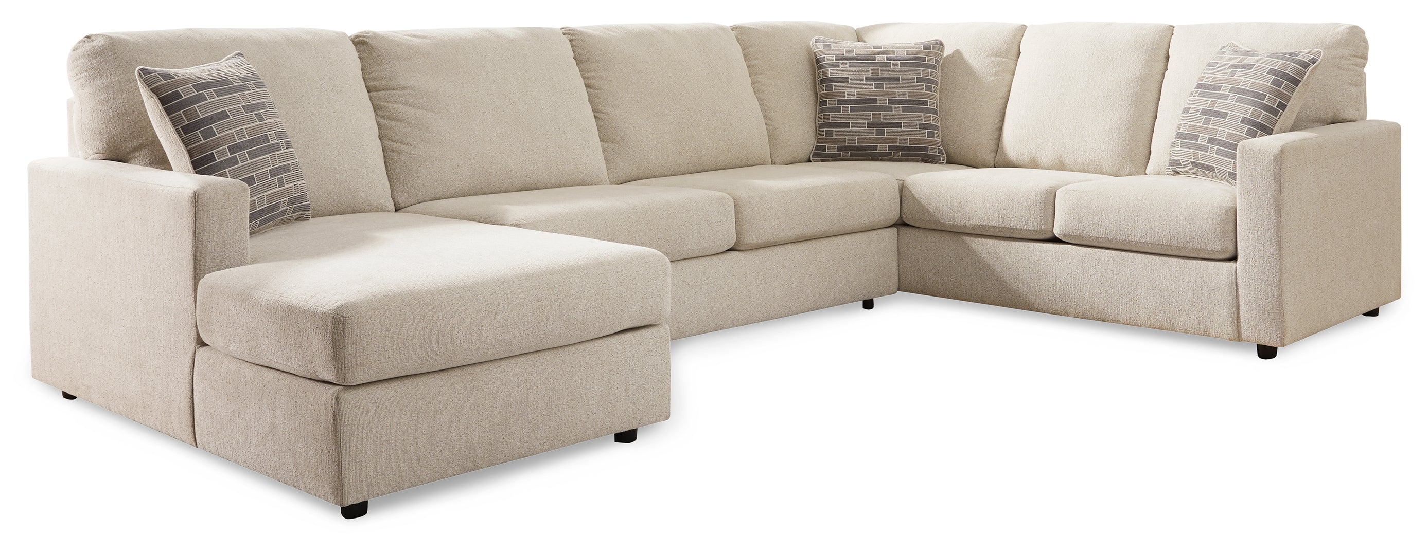 Edenfield 3-Piece Sectional with Ottoman