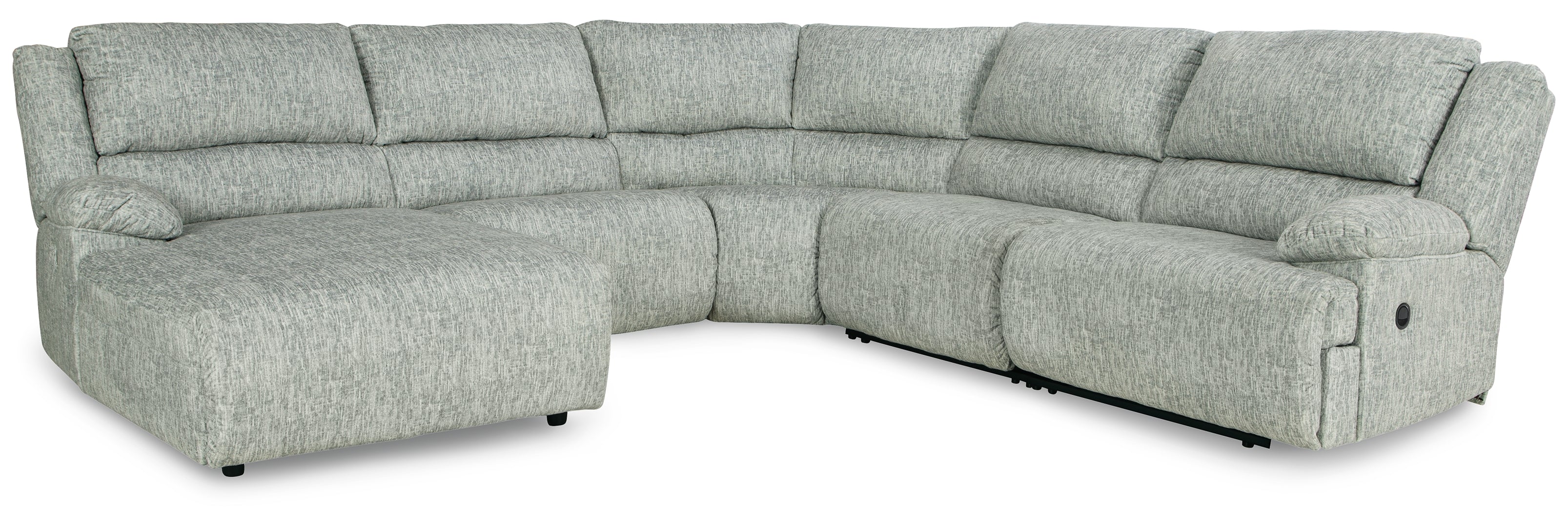 McClelland 5-Piece Reclining Sectional with Chaise