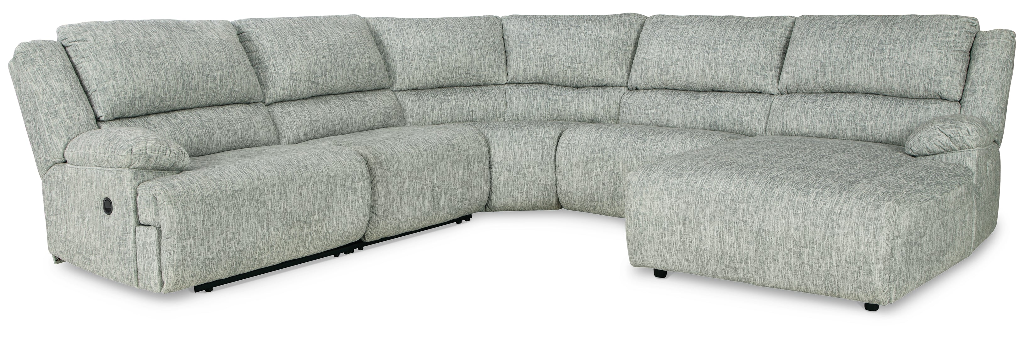 McClelland 5-Piece Reclining Sectional with Chaise