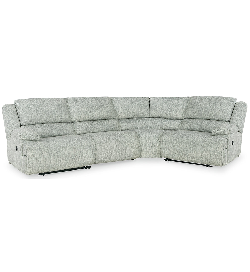 McClelland 5-Piece Reclining Sectional with Chaise