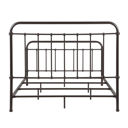 Livingston  Panel Metal Bed Dark Bronze