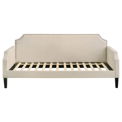 Olivia Upholstered Twin Daybed with Nailhead Trim