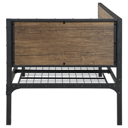 Getler Daybed Weathered Chestnut and Black