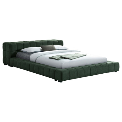 Trinity Upholstered  Platform Bed Spruce