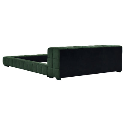 Trinity Upholstered  Platform Bed Spruce