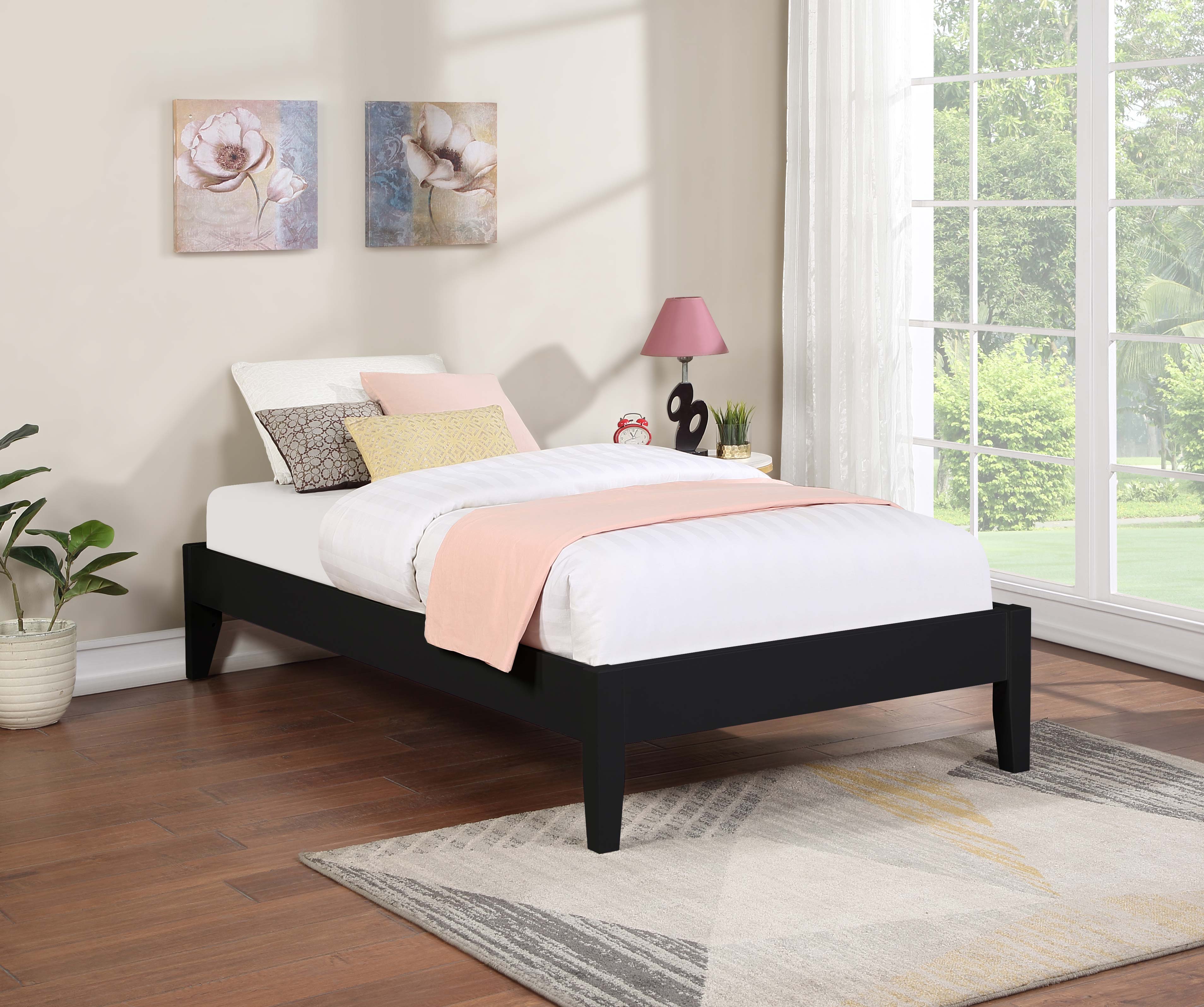 Hounslow Platform  Bed Black