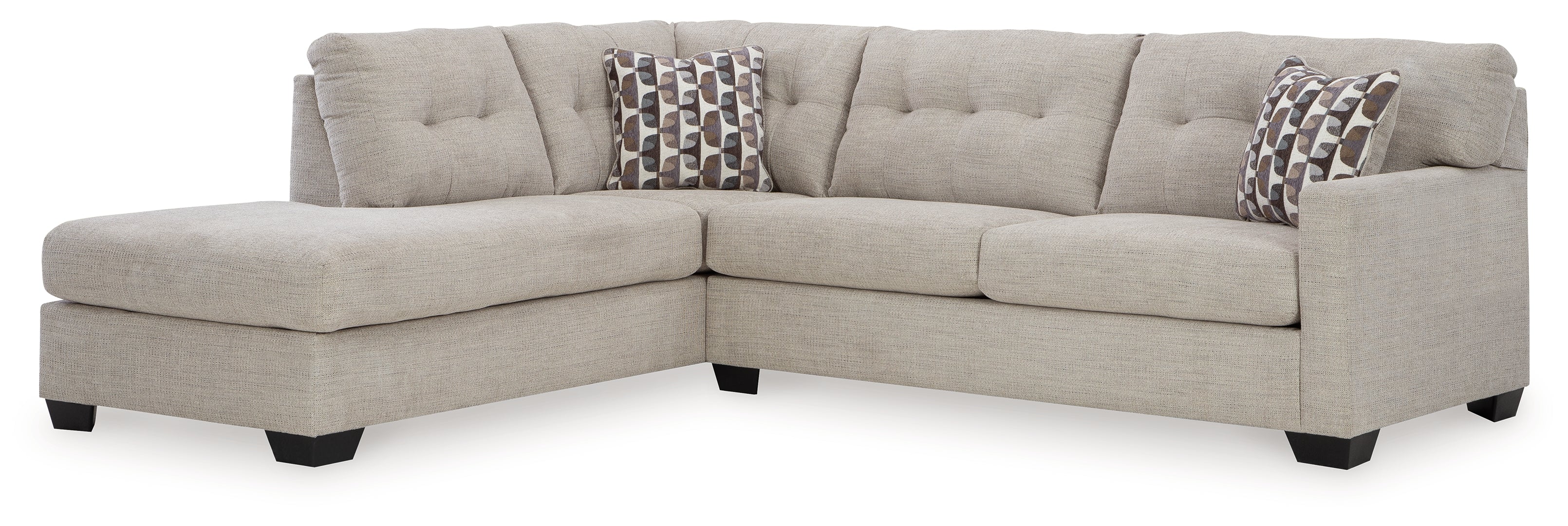 Mahoney 2-Piece Sectional with Ottoman