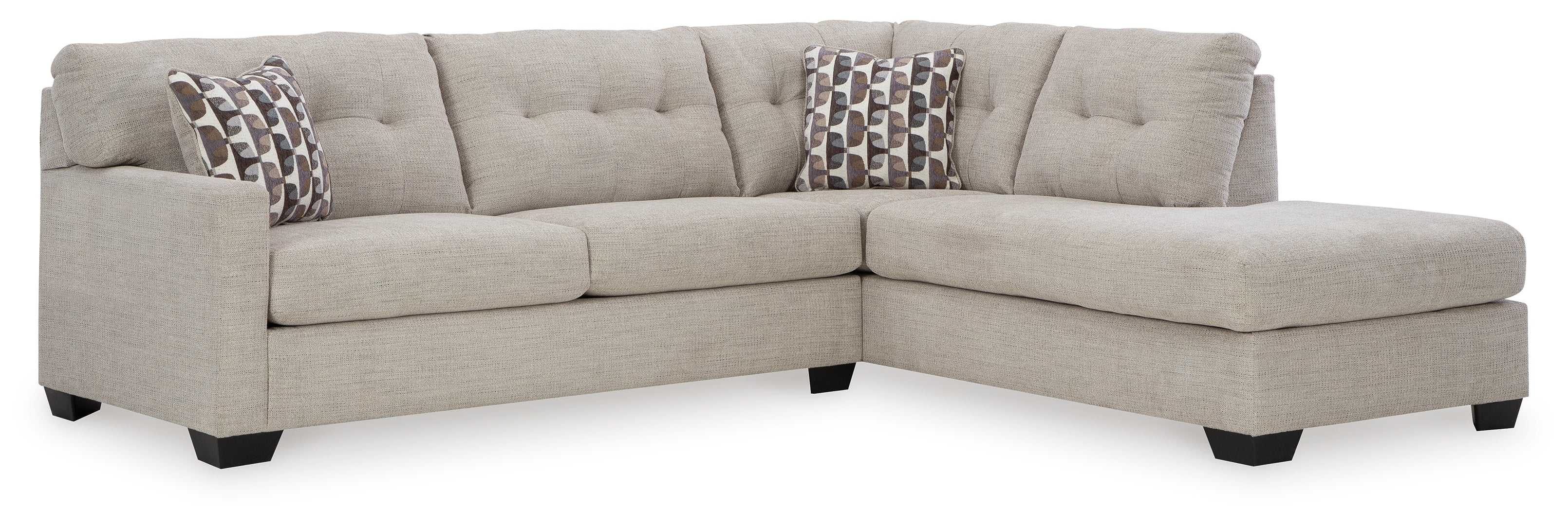 Mahoney 2-Piece Sectional with Ottoman