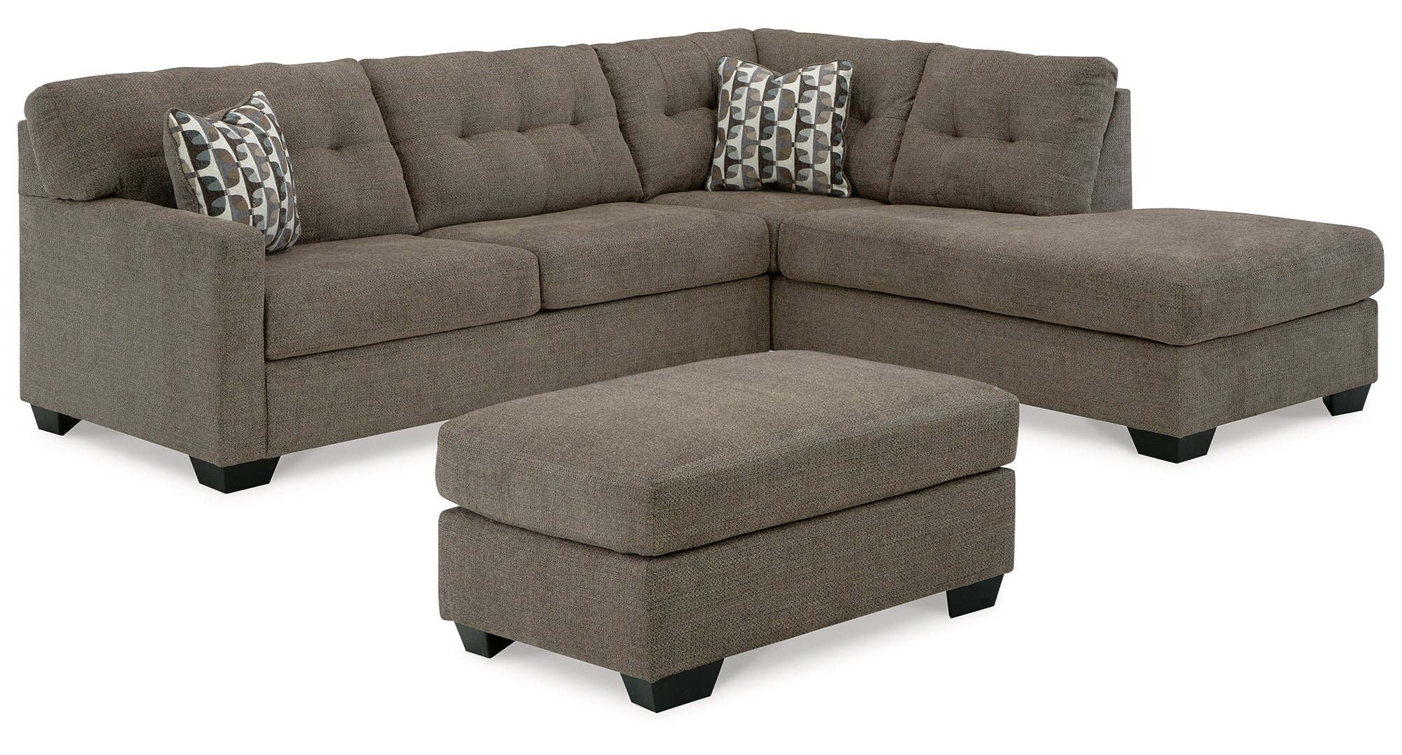 Mahoney 2-Piece Sectional with Ottoman