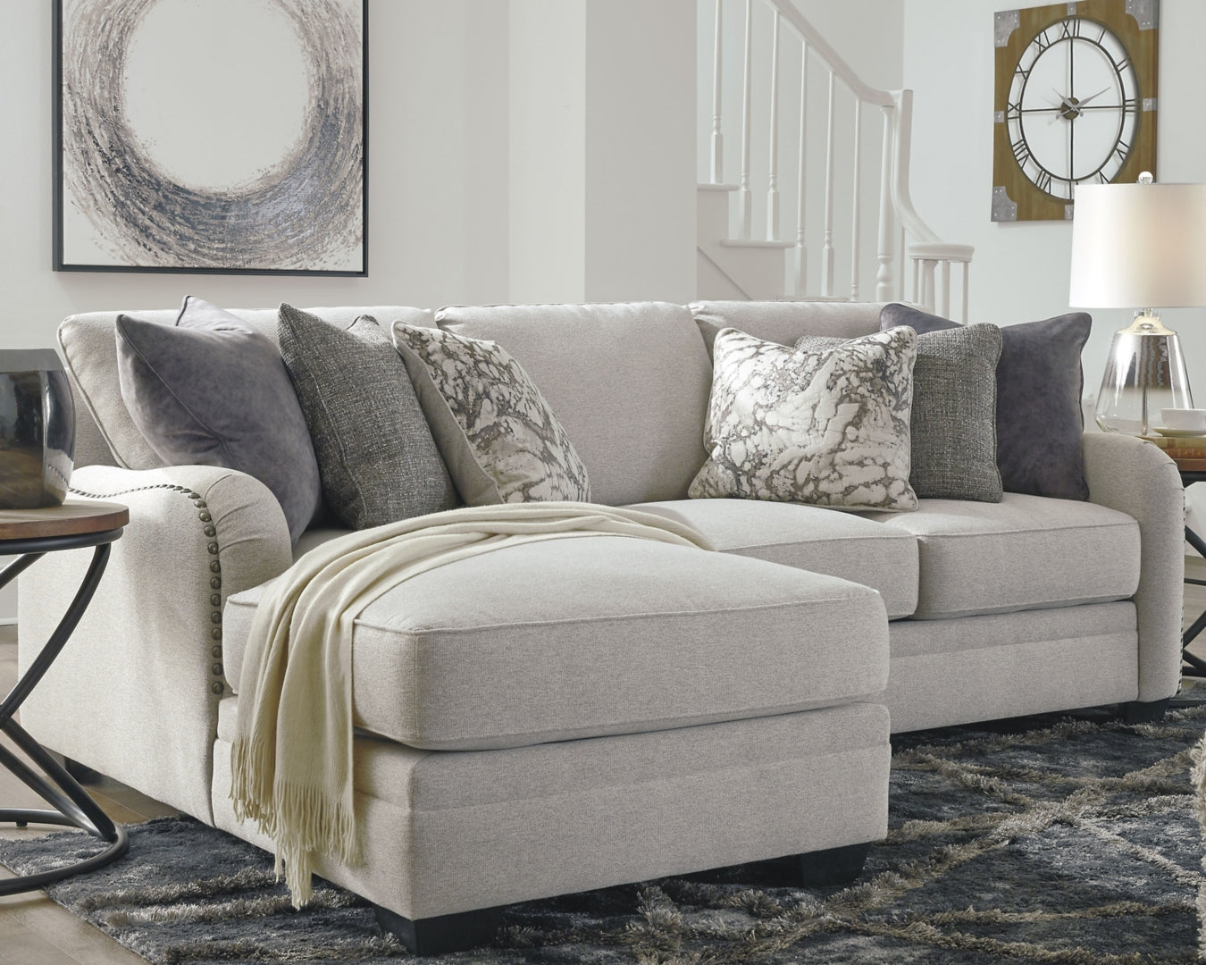 Dellara 2-Piece Sectional with Ottoman