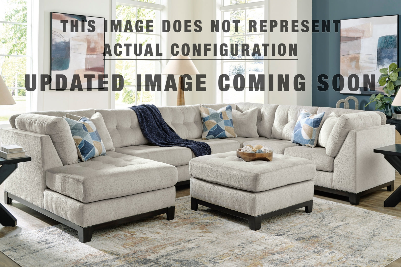 Maxon Place 3-Piece Sectional with Ottoman