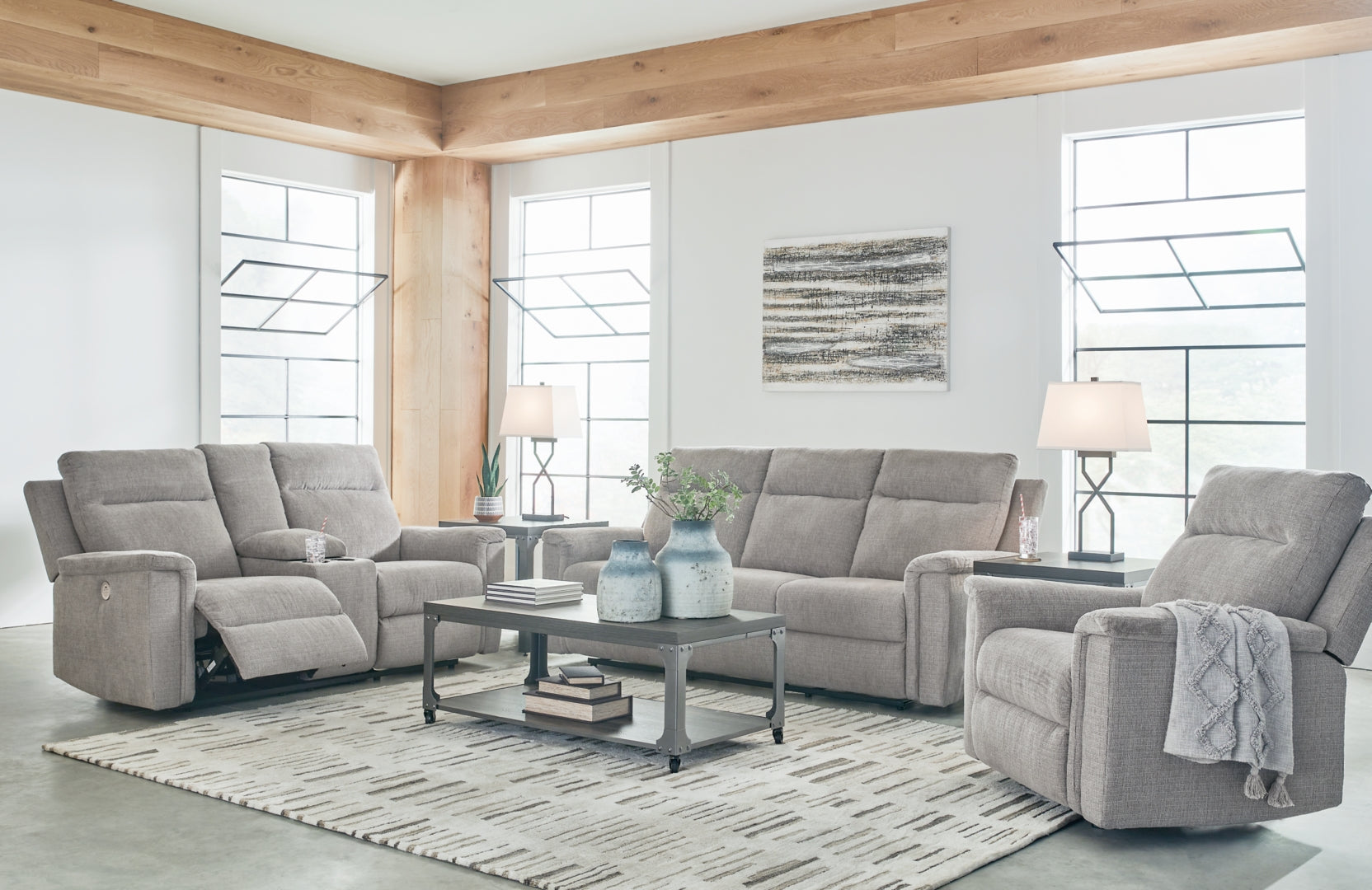 Barnsana Sofa, Loveseat and Recliner