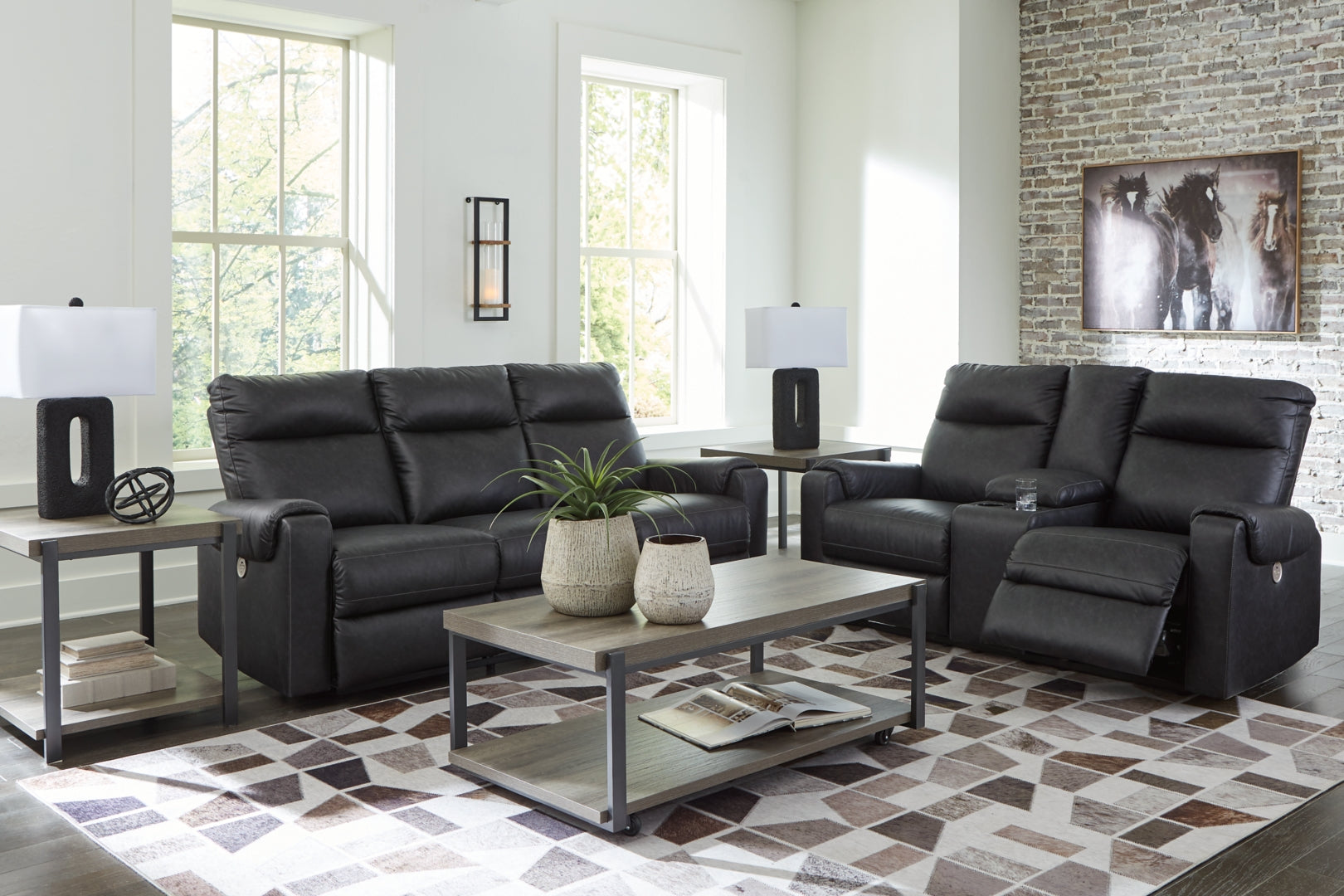 Axtellton Sofa, Loveseat and Recliner