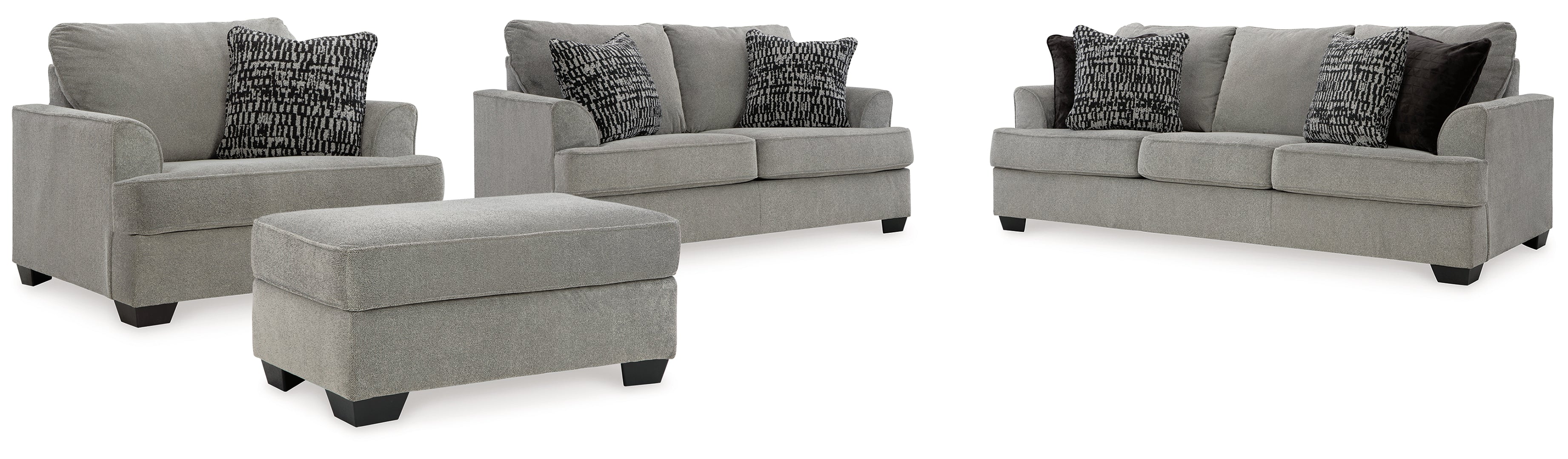 Deakin Sofa, Loveseat, Chair and Ottoman