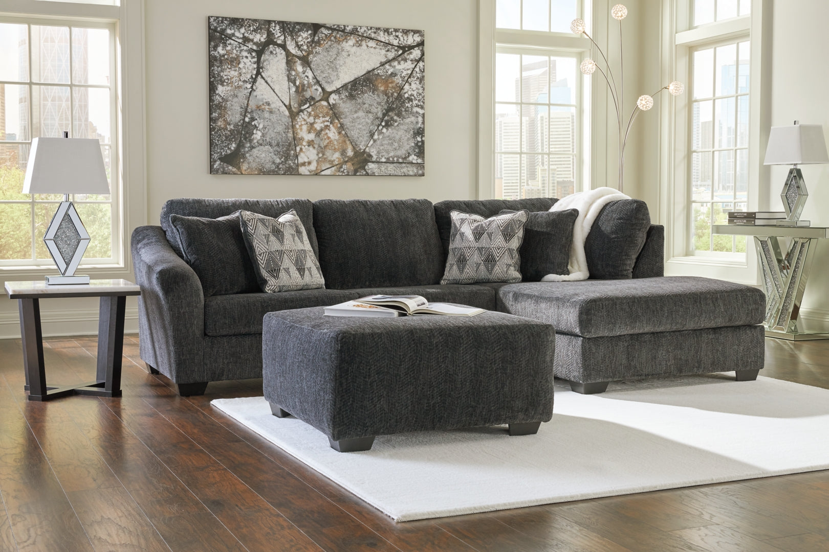 Biddeford Sleeper Sectional with Chaise