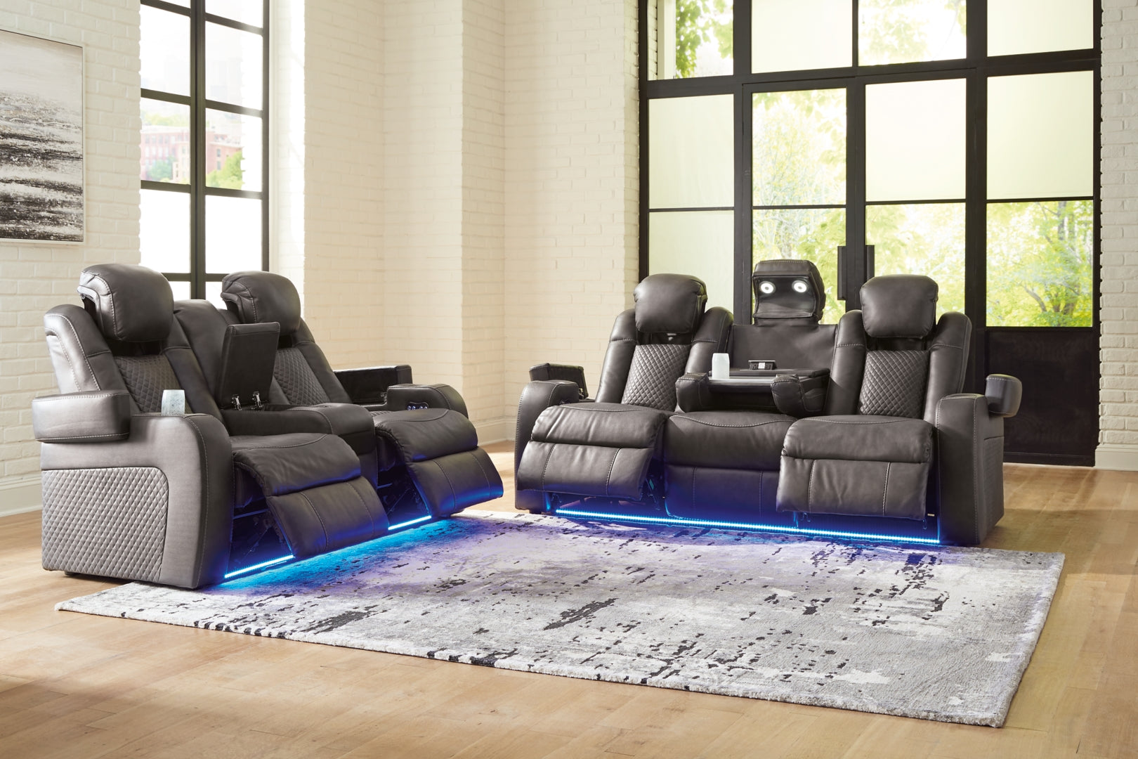 Fyne-Dyme Sofa, Loveseat and Recliner