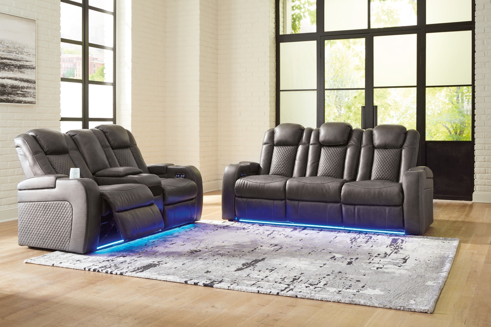 Fyne-Dyme Sofa, Loveseat and Recliner