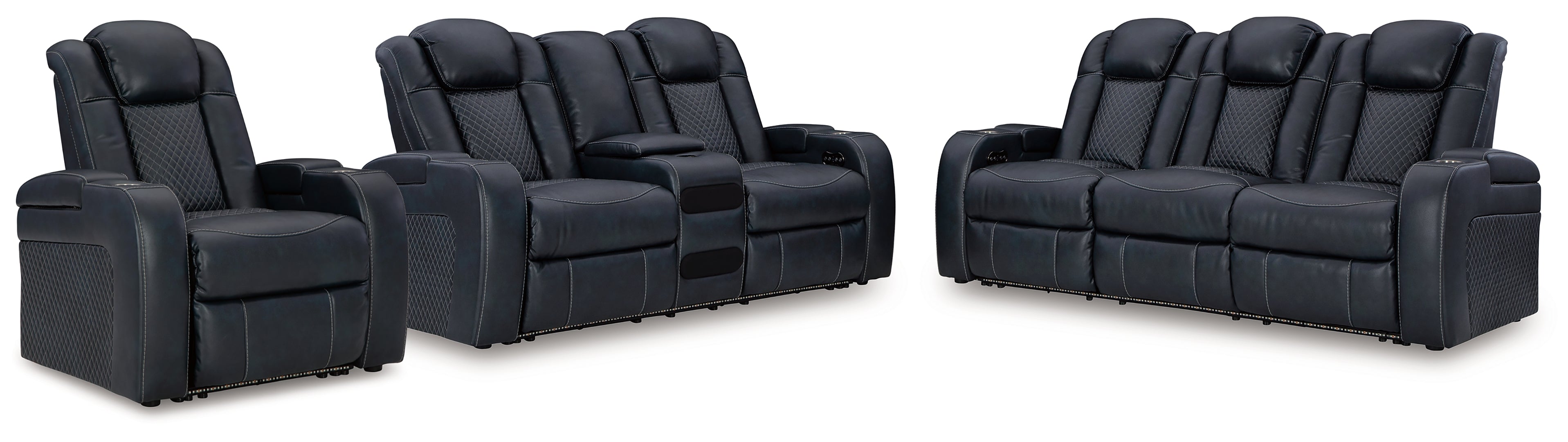 Fyne-Dyme Sofa, Loveseat and Recliner