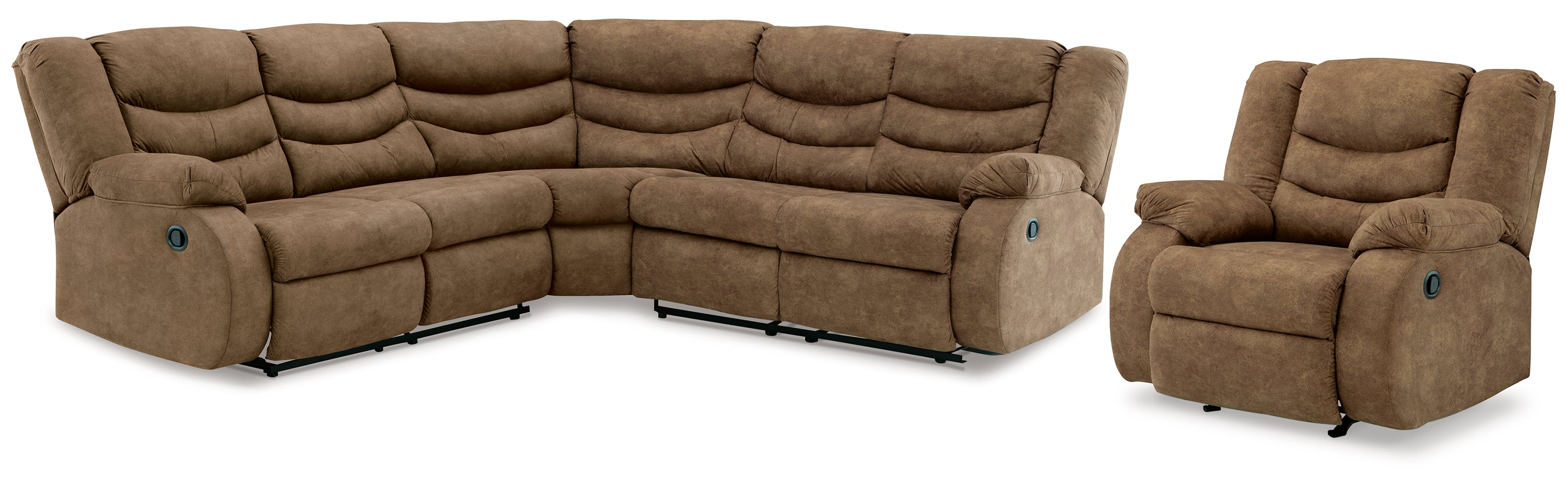 Partymate 2-Piece Reclining Sectional