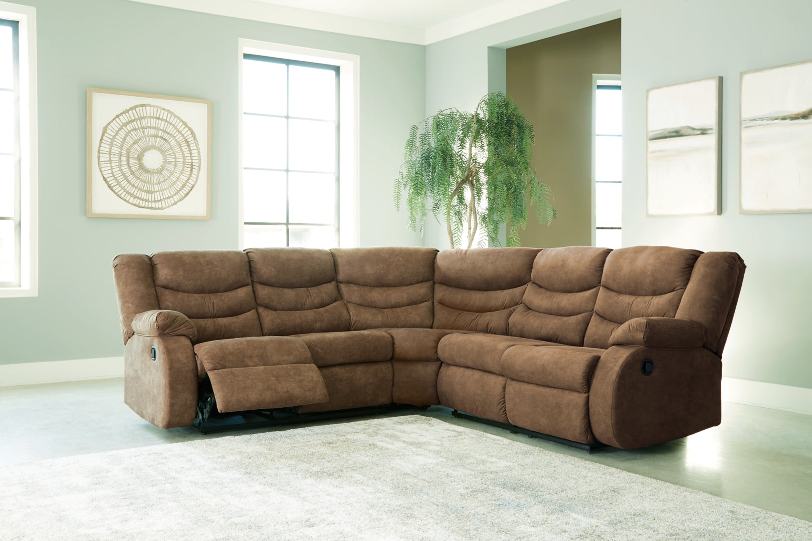 Partymate 2-Piece Reclining Sectional