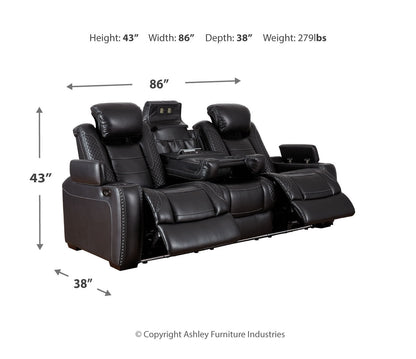 Party Time PWR REC Sofa with ADJ Headrest