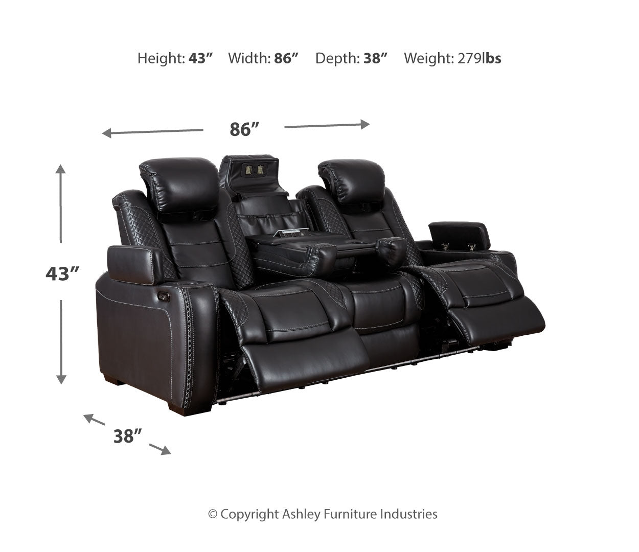 Party Time Sofa, Loveseat and Recliner