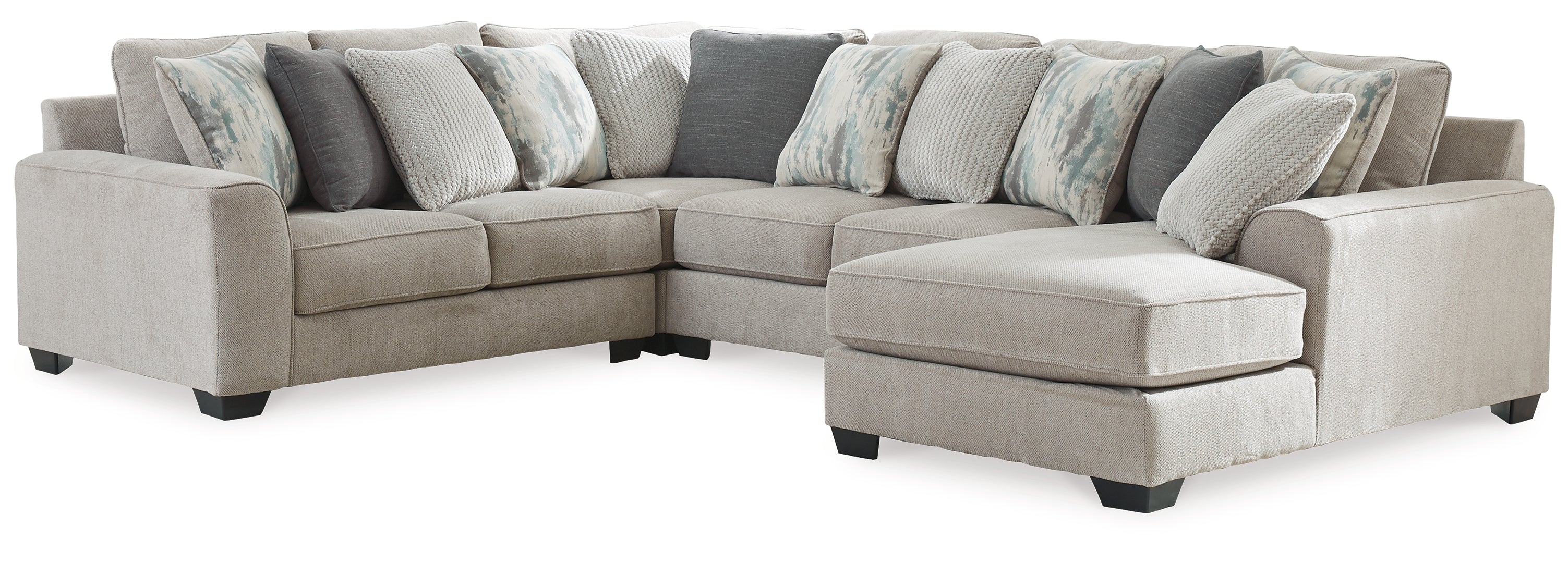 Ardsley 3-Piece Sectional with Ottoman